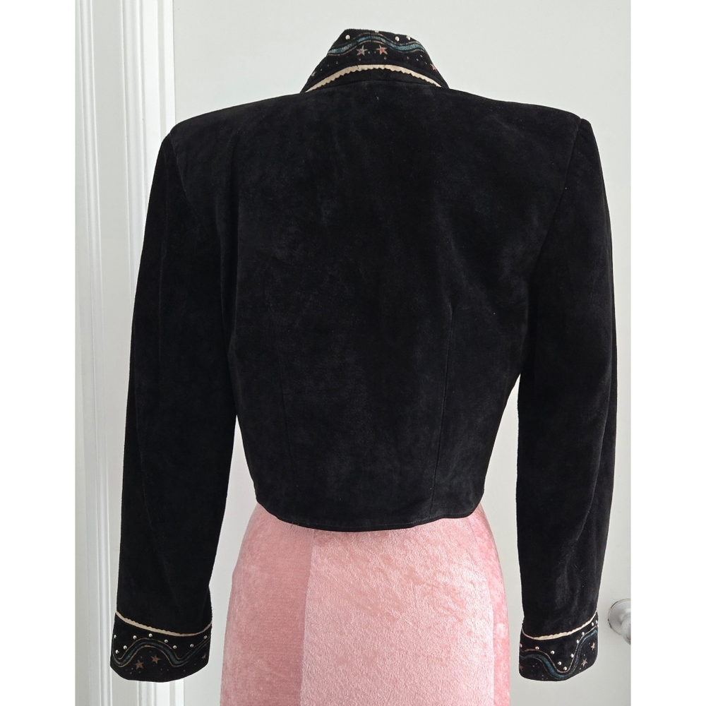 Patricia Wolf Western Rodeo Ranch Suede Jacket Size S - Picture 3 of 7